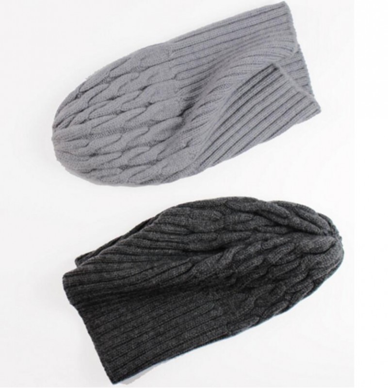 Hand Made Cashmere Hat Khika Gray Women Winter Hat