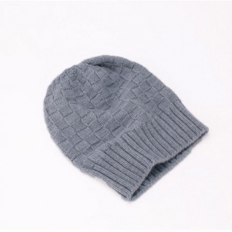 Pure Cashmere Hat Gray Lined Winter Cashmere Hat 