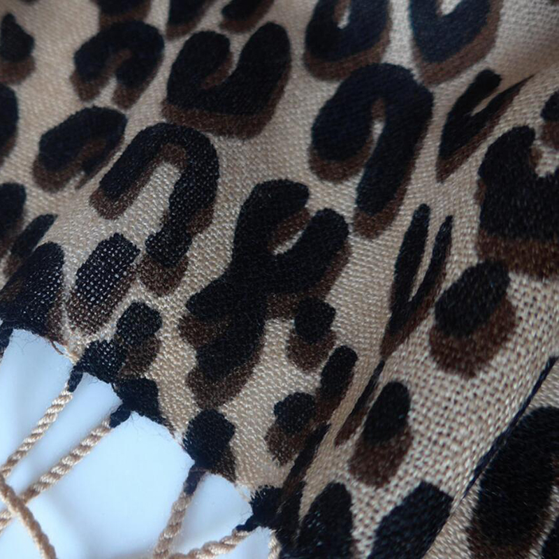 Wool Scarf Winter Woman High Quality Fashion Leopard Printed Wool Scarf Shawls Warm Free Shipping