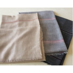 Pure Cashmere Scarves Beige Plaid Women Fashional Winter Scarf