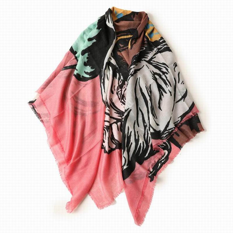 Bogeda New Winter Pure Cashmere Scarf Women Fashion Printed Scarves Shawl Thin Pashmina Lady High Quality Free Shipping