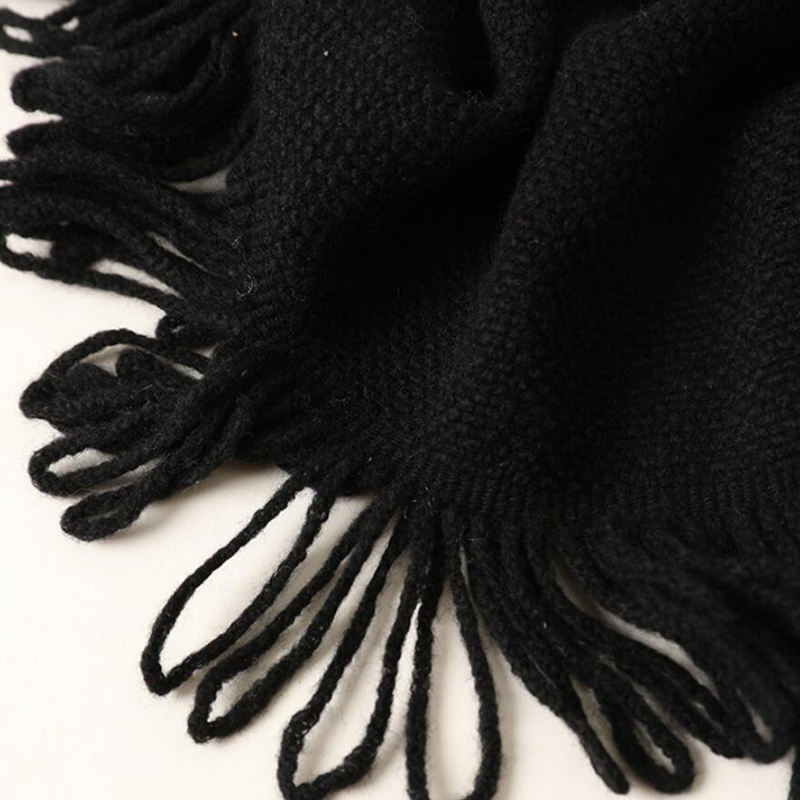 Cashmere Scarf Women Fashion Fringe 100 Cashmere Scarfs Pink Girl High Quality Free Shipping