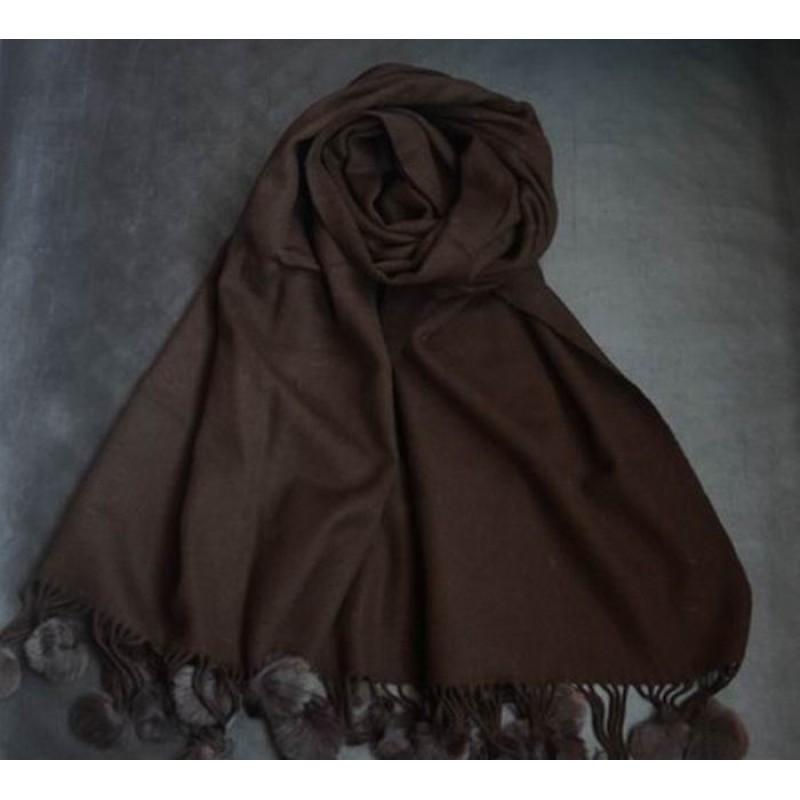 Pure Cashmere Scarves Red Women Fashional Winter Scarf