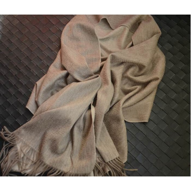 Pure Cashmere Scarves Camel Gray Green Plaid Fashional Winter Scarf