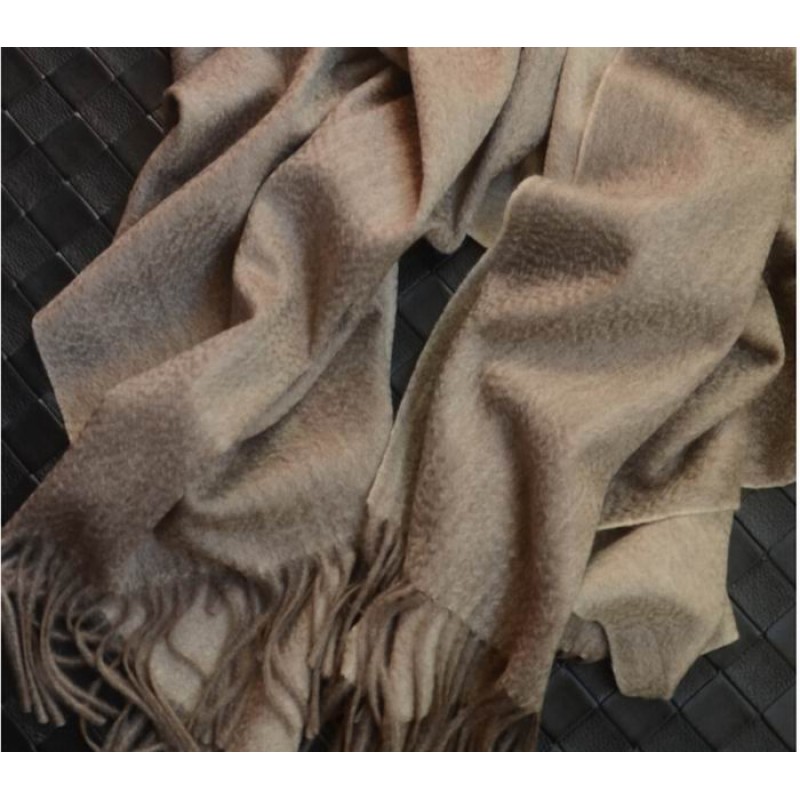 Pure Cashmere Scarves Camel Gray Green Plaid Fashional Winter Scarf