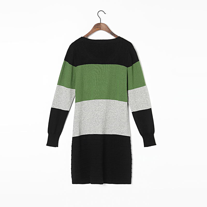 100%Cashmere Sweater Women Long Green Pullover Natural Fabric High Quality O-neck Warm Soft Winter Sweaters Lady