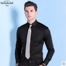 Pure Cotton Shirt Black Formal Men Customize Shirt 