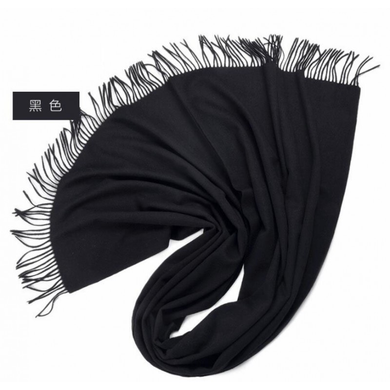 Bogeda New Pashmina Scarf Luxury Cashmere Wool Scarf Woman Solid Long Scarfs High Quality Natural Fabric Free Shipping