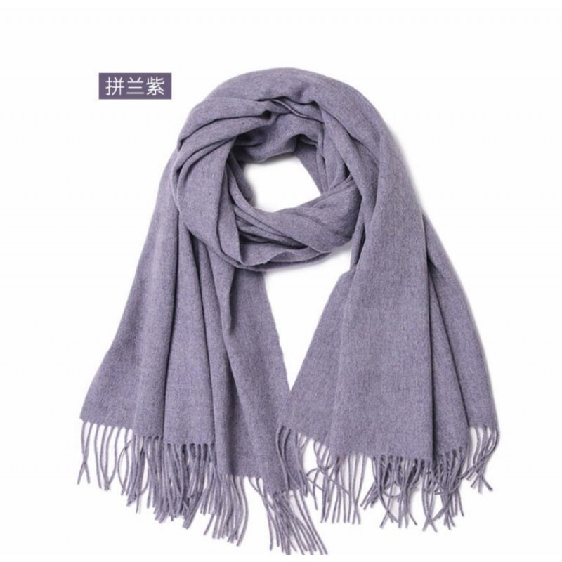 Bogeda New Pashmina Scarf Luxury Cashmere Wool Scarf Woman Solid Long Scarfs High Quality Natural Fabric Free Shipping