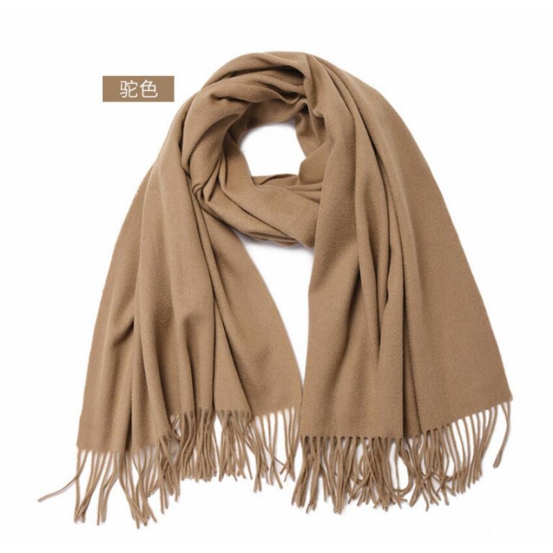 Bogeda New Pashmina Scarf Luxury Cashmere Wool Scarf Woman Solid Long Scarfs High Quality Natural Fabric Free Shipping