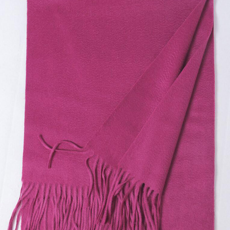 Pure Cashmere Scarves Rose Women Winter Scarf