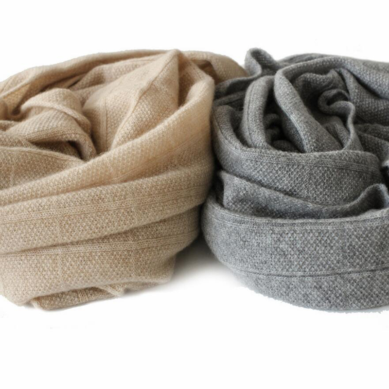 Cashmere Scarf High Quality Color Khaki Big Size Cashmere Scarf Women Luxury Brand Shawl Lady Free Shipping