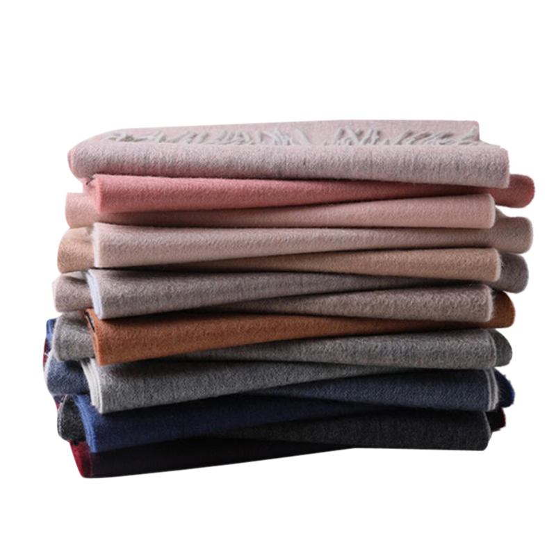 Cashmere Scarf High Quality Small Size Double Sides Color Cashmere Scarf Women Luxury Brand Shawl Lady Free Shipping