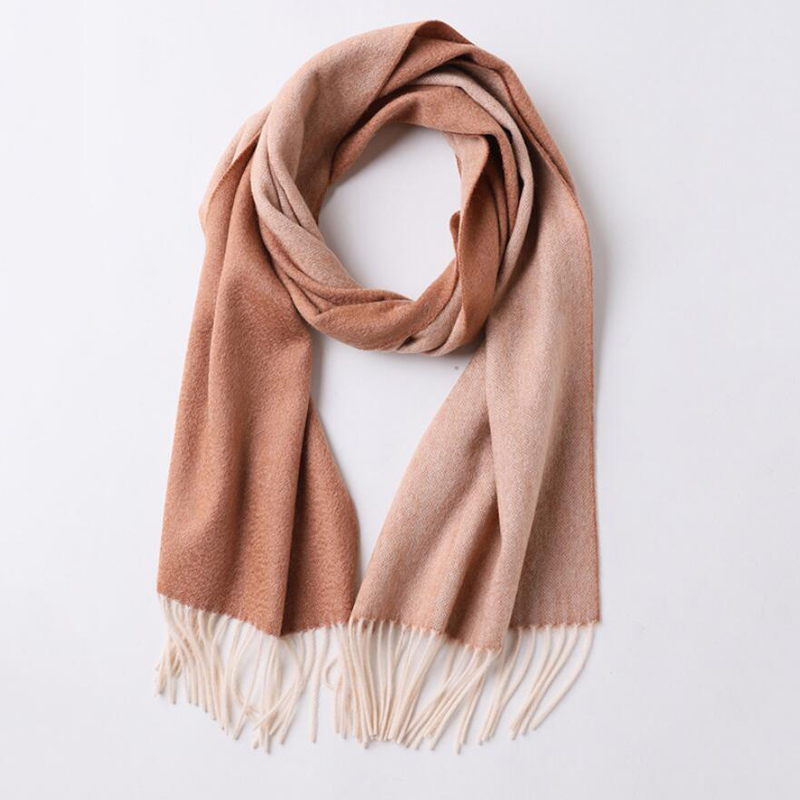 Cashmere Scarf High Quality Small Size Double Sides Color Cashmere Scarf Women Luxury Brand Shawl Lady Free Shipping