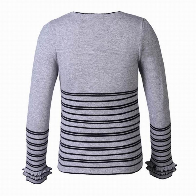100%Cashmere Sweater Pullover O-neck Lady Winter Sweater Gray Red