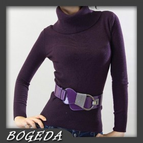 100%Cashmere Sweater Pullover Turtleneck Lady Winter Sweater  