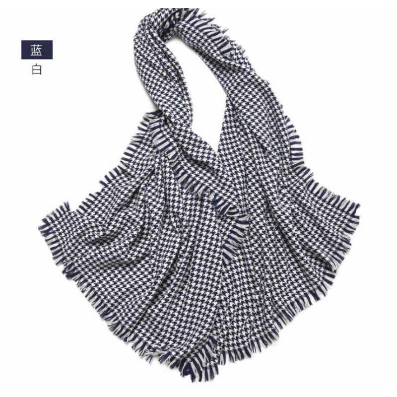 Bogeda New 100%Wool Scarf Women Luxury Brand Winter Warm Big Houndstooth Scarfs Thick High Quality Natural Fabric Free Shipping
