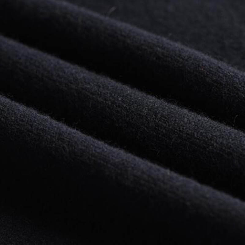 Pure Cashmere Children Sweater Black Embroidery Children Winter Cardigan