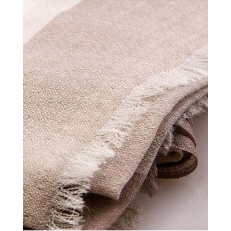 Pure Cashmere Scarves Beige Thin Women Fashional Winter Scarf