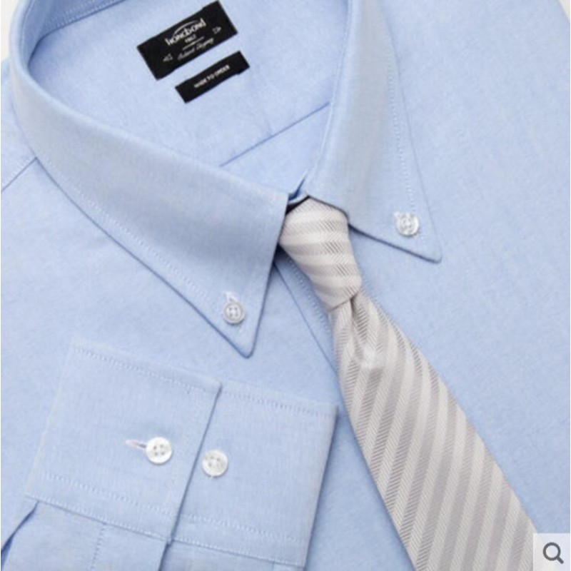 Pure Cotton Shirt Sky Blue Men Customize Shirt 