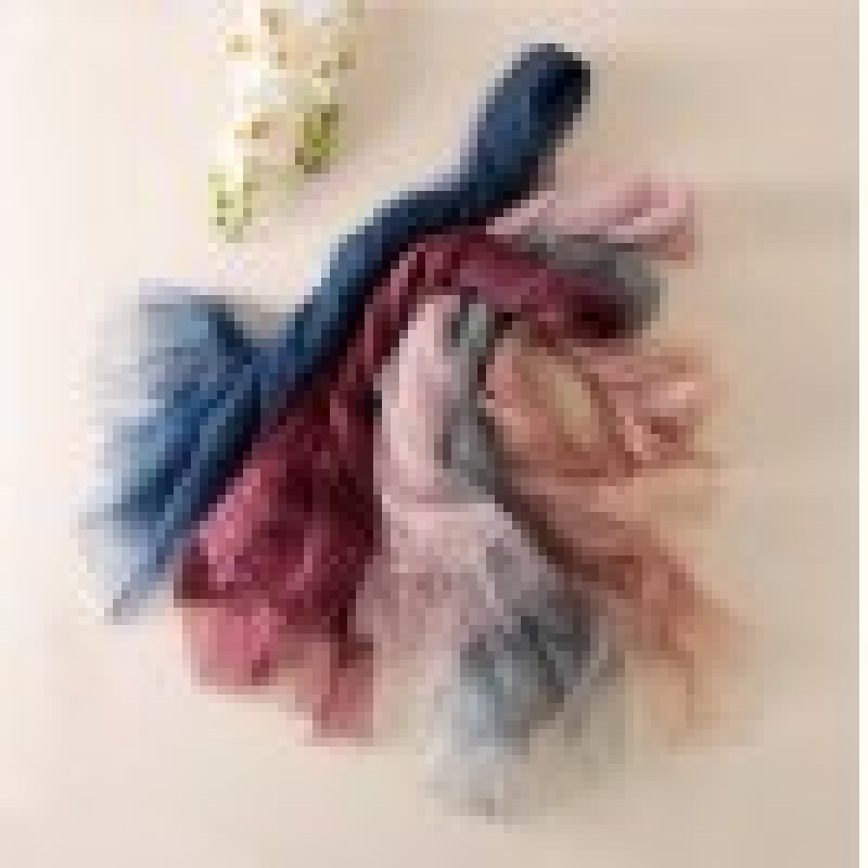 Soft Silk Scarves Gray Pink Woman Fashion Scarf 