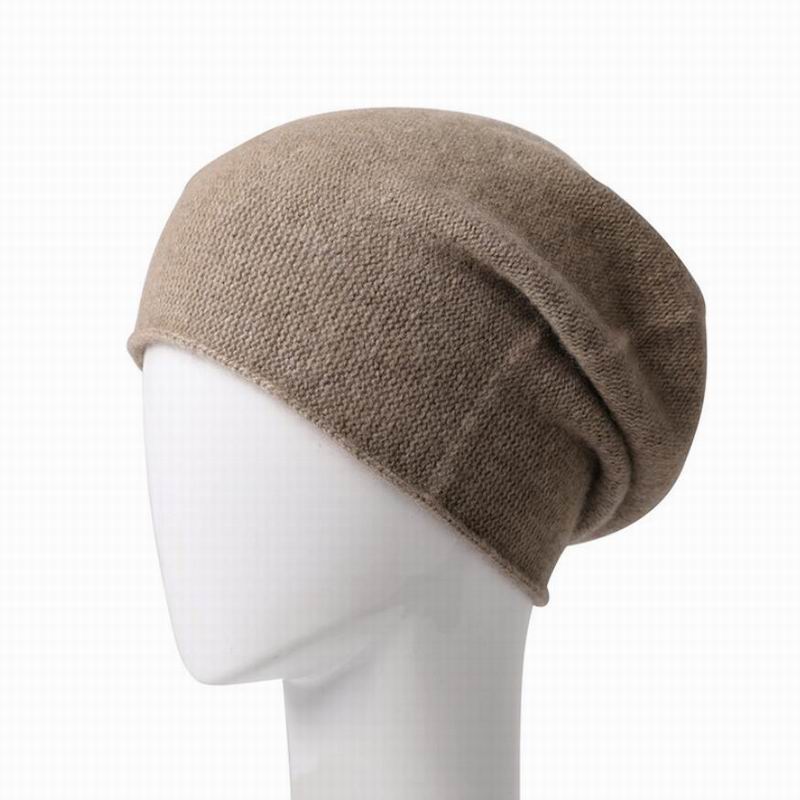 Bogeda New Pure Cashmere Hat Women Camel Red Beanies Winter Warm Cap Natural Fabric Soft Warm Hats Girl Gift Free Shipping