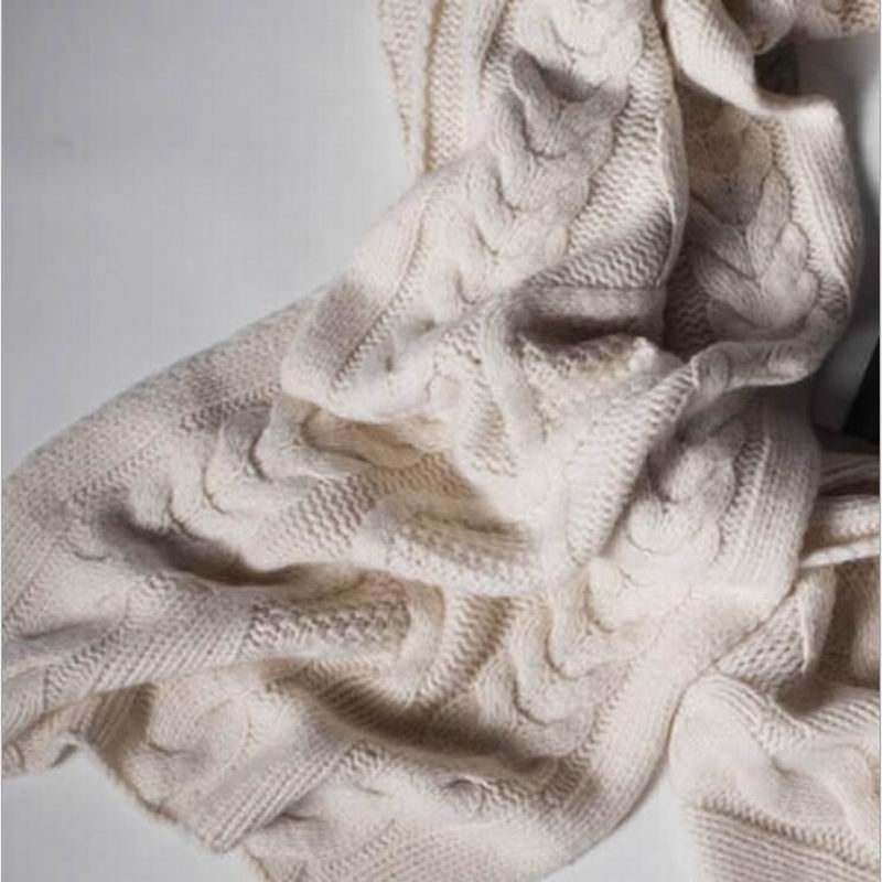 Pure Cashmere Scarves Beige Women Fashional Winter Scarf