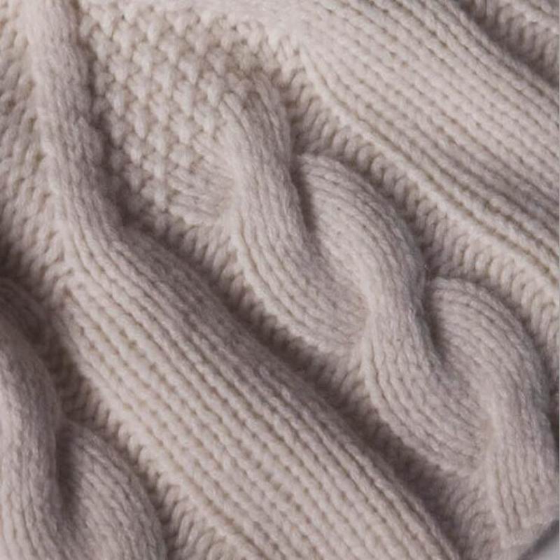 Pure Cashmere Scarves Beige Women Fashional Winter Scarf