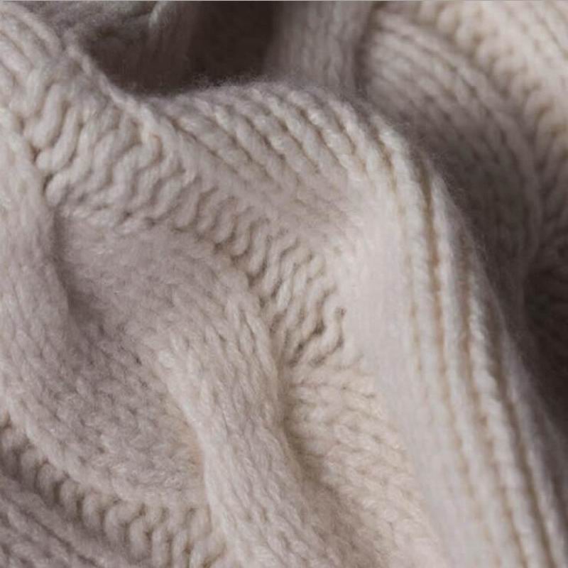 Pure Cashmere Scarves Beige Women Fashional Winter Scarf
